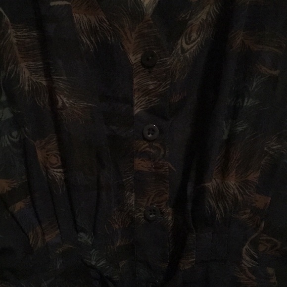 Sheer button down top - Picture 5 of 5